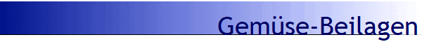Gem�se-Beilagen