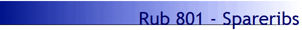 Rub 801 - Spareribs